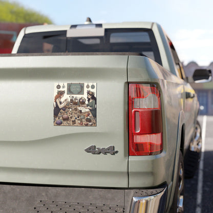 Car Magnets - Crafty Queen 5x5 Enchanting Journey Design