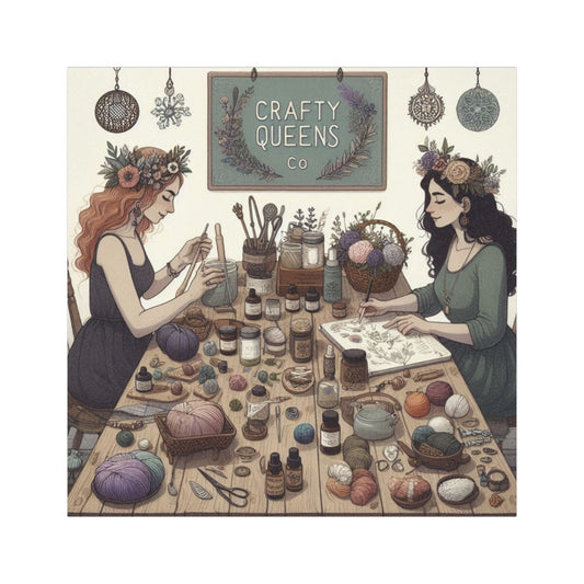 Car Magnets - Crafty Queen 5x5 Enchanting Journey Design