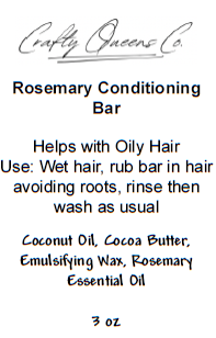 Rosemary Conditioner Bar